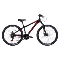 Велосипед 26" Discovery RIDER AM DD 2022 (чорно-червоний (м))