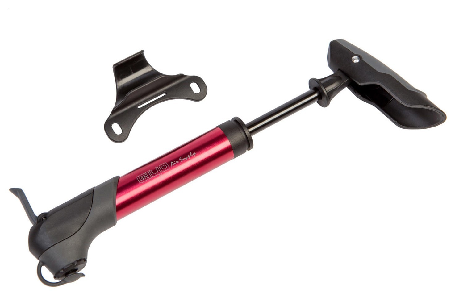 Насос міні GIYO GP-96A Алюмiнiй червоний 80psi AV/FV AM (брендоване пакування) PUM-024