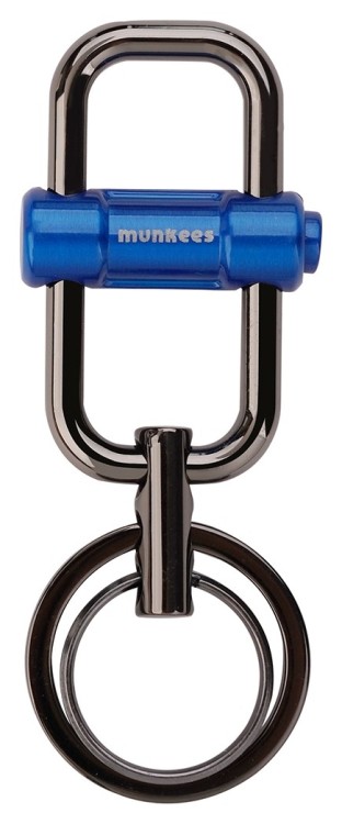 Munkees 3271 карабин Lock dark blue 3271-DB