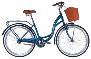 Велосипед ST 26" Dorozhnik AQUAMARINE BH рама-17" темно-синій 2025