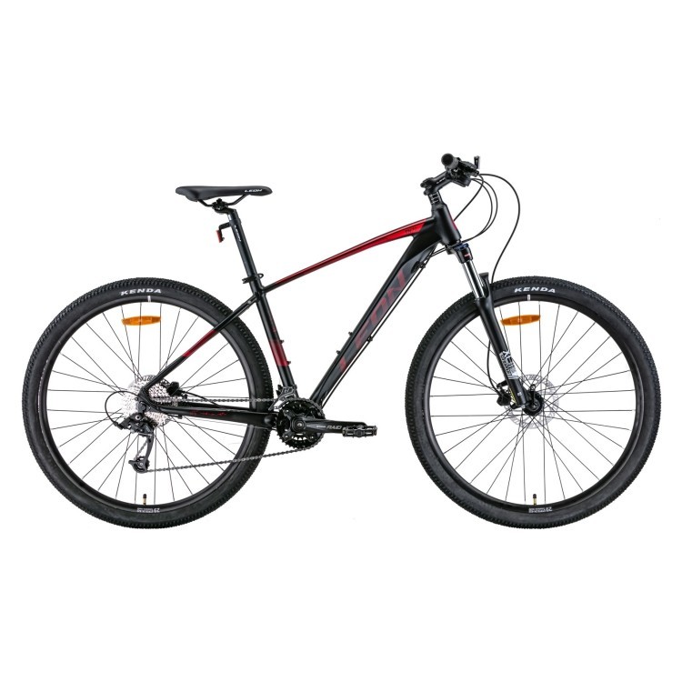 Велосипед 29" Leon TN-70 AM Hydraulic lock out HDD 2022 (черный с красным (м)) OPS-LN-29-147
