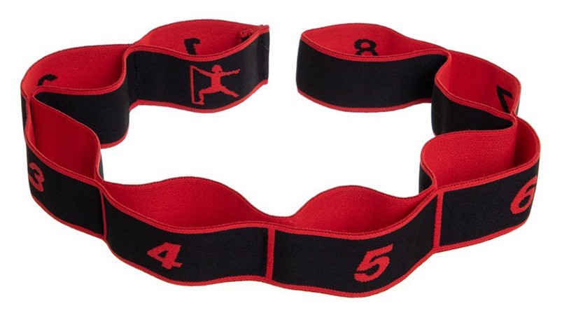 Эспандер лента EasyFit с петлями для тренировок красный (HARD) EFIT_EF-1684-R