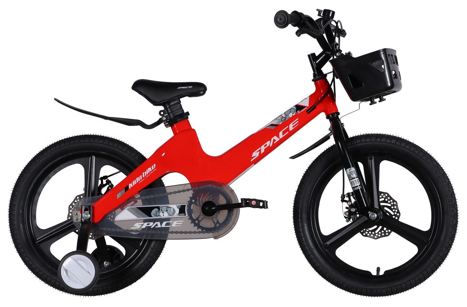 Велосипед MG 18" SPACE KID MOON DD рама-10,6" красный 2026 OPS-SK-18-049
