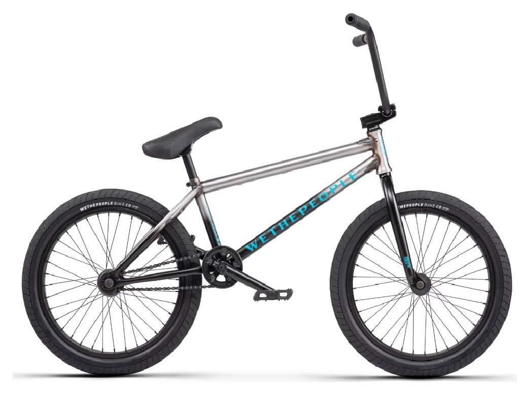Велосипед WeThePeople JUSTICE Complete Bike matt black/raw fade TT20.75" Cassette (черно-серый) VELD_4055822517683
