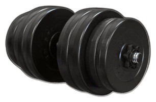 Гантель со съемными дисками RN-30 кг с покрытием ABS