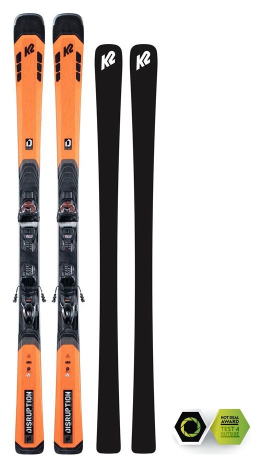 Лежи горные комплект K2 DISRUPTION 78C+M3 11 COMPACT QKCLK 163см Orange/black (10E0007.242.1+10E1012.142.2) RCH_17642