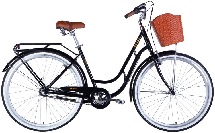 Велосипед ST 28" Dorozhnik RETRO PH рама-19" черный 2025 OPS-D-28-438