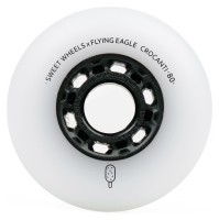 Колеса для роликів Flying Eagle Crocanti /88А 4 шт білі