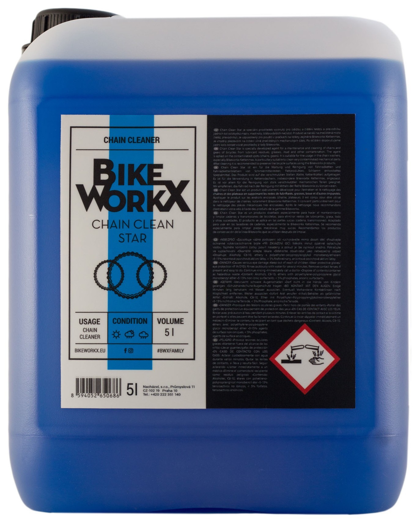 Очищувач BikeWorkX Drivetrain Cleaner банка 5л. OBOD_DRIVETRAIN/5