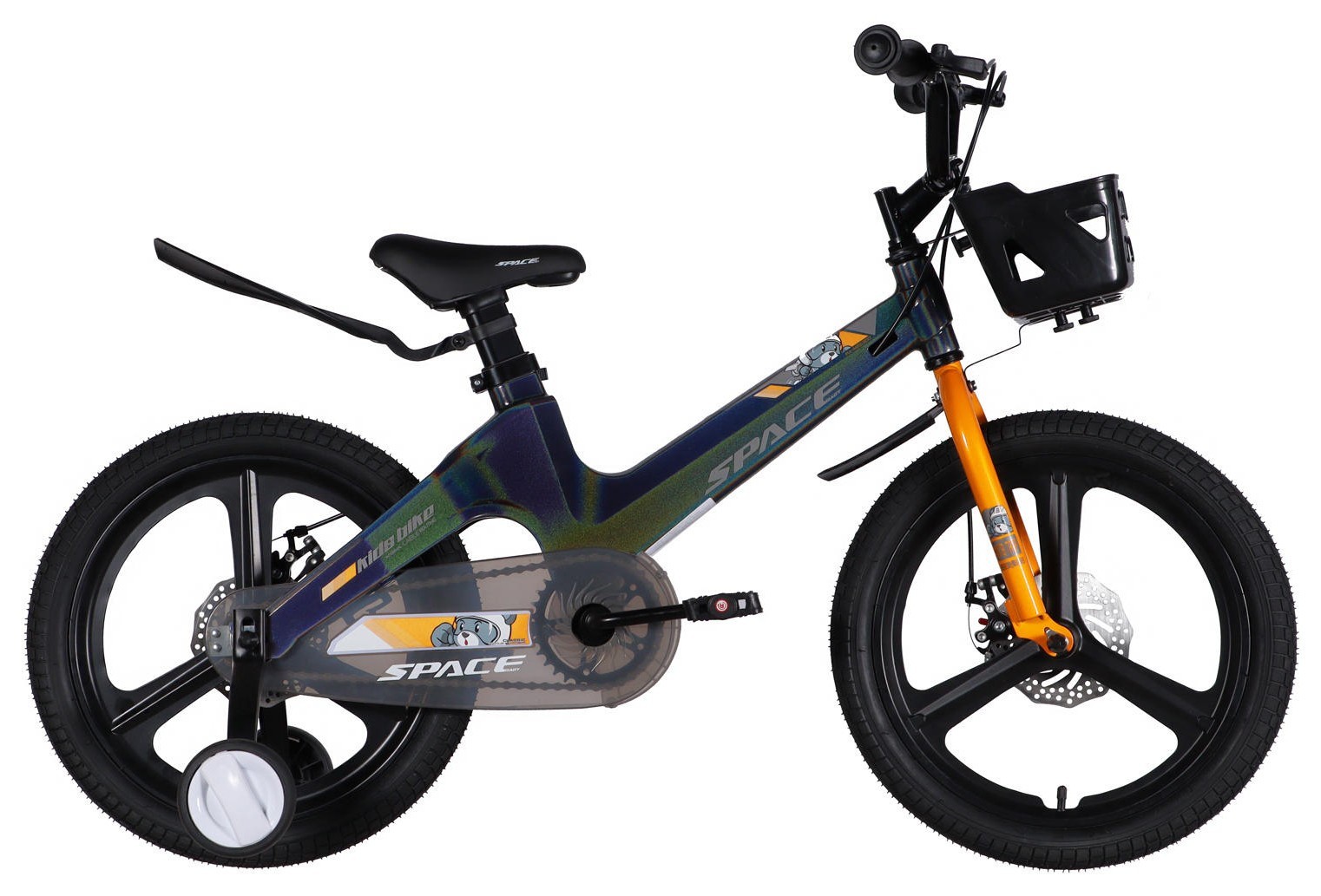 Велосипед MG 18" SPACE KID MOON DD рама-10,6" хамелеон 2026 OPS-SK-18-050