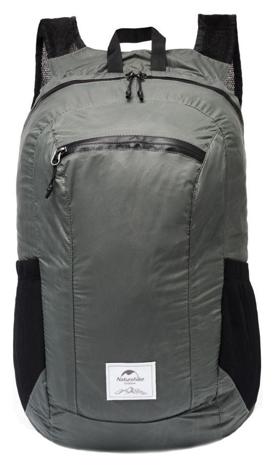 Рюкзак компактний надлегкий Naturehike Ultralight NH17A012-B, 18 л, сірий FNR_6927595718667
