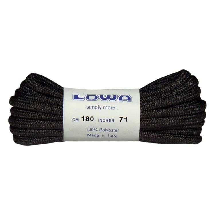 LOWA шнурки Trekking 180 cm black-black 830581-9999