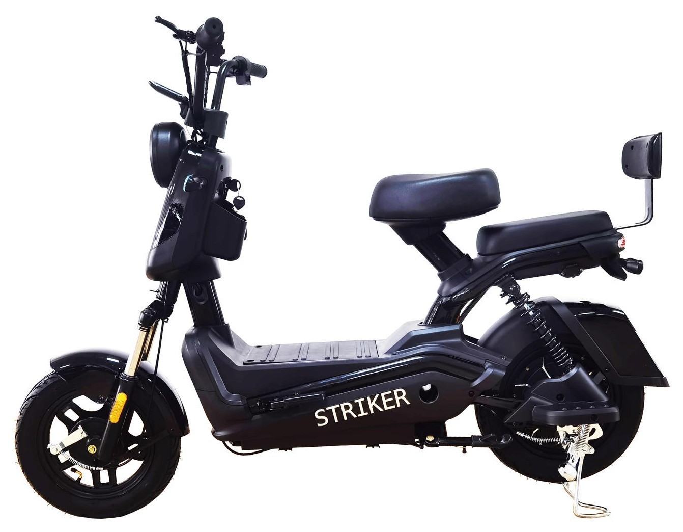 Электроскутер SPACE STRIKER 60B 800Вт 20А*г барабан/барабан свинцово-кислотный черный 2026 ESC-068