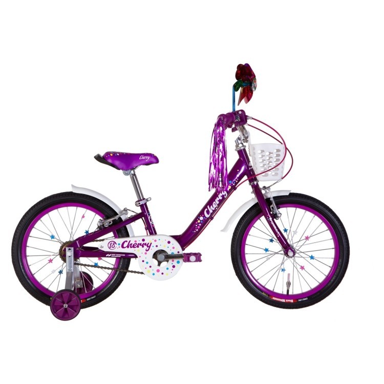 Велосипед 18" Formula CHERRY 2022 (рожевий з бузковим) OPS-FRK-18-108