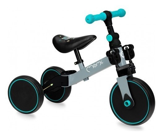 Біговел-велосипед MoMi LORIS 4 в 1 Grey-Turquoise 122125986