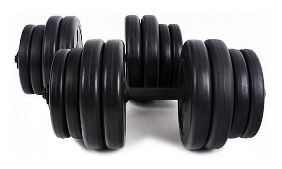 Гантели наборные 2 шт RN16 кг с ABS покрытием + Эспандер в подарок RNS_BD-16