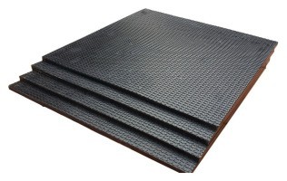 Килимок гумовий 500 х 500 х 7 під штангу чи гантелі