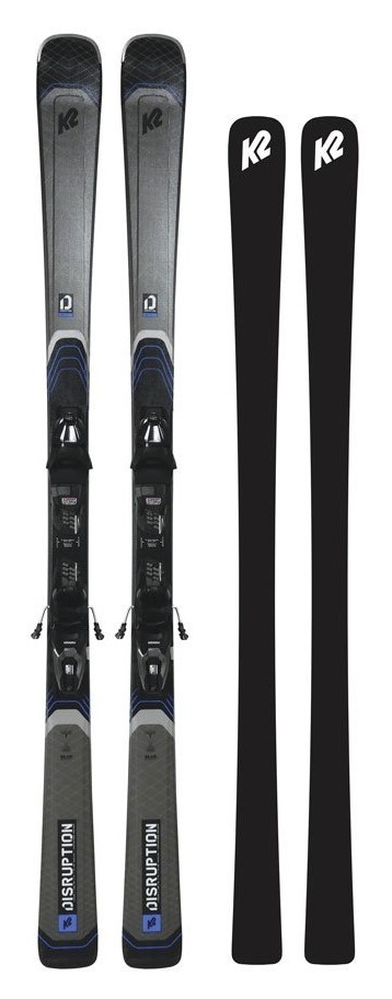 Ліжі гірські комплект K2 DISRUPTION 76+M2 10 QKCLK 156см Grey/black (10E0009.272.1+10E1013.172.1) RCH_17628