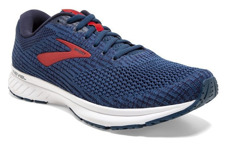 Кросівки чоловічі Brooks REVEL 3 M 41 (8.0US) Poseidon/navy/red (1103141D479) RCH_14894
