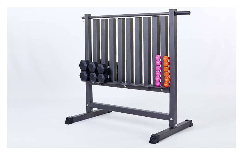 Подставка под гантели для фитнеса на 100шт Zelart RK2506L (10 секций) RNS_kiev250