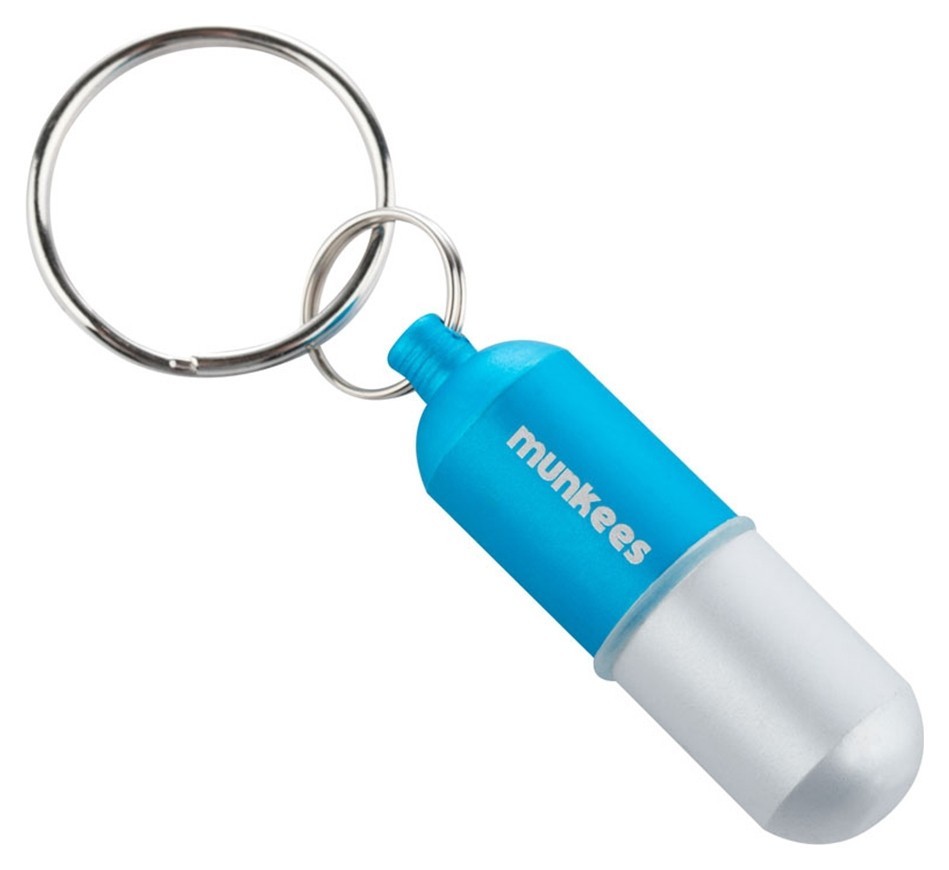 Munkees 3625 брелок Waterproof Capsule Small blue 3625-BL