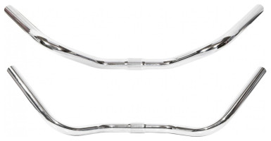 Кермо Сталь 25.4мм L 590 мм 1,4T RUIAN підйом - 70мм срiблястий Райзер