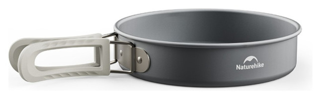Сковорідка зі складаною ручкою Naturehike CNK2450CF010, 17,5 см, алюміній