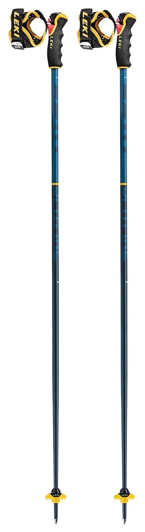Палки для горных лыж Leki SPITFIRE 3D 125см Denim blue/blue/mustard yellow (65068021-WRH) RCH_16837