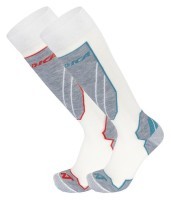 Носки жіночі для туризму Nordica CRUISE 2 PACK 39-42 White/red+white/giada (15243) V