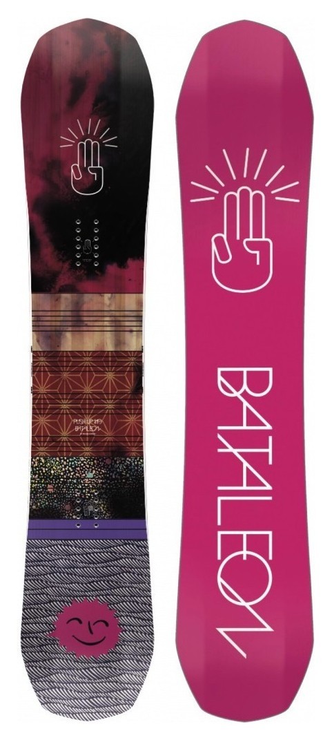 Сноуборд Bataleon PUSH UP 146 Brown/pink (10.19.PUSH) O RCH_20096