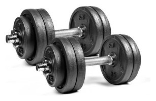 Гантели разборные металлические 2 по 13,5 кг. RN-Sport