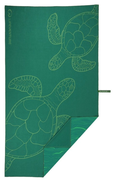 Lifeventure полотенце Recycled Soft Fibre Trek turtle Giant 63624-Giant