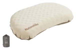 Подушка надувна ультралегка Naturehike CNK2300DZ024, 66х36 см, бежева