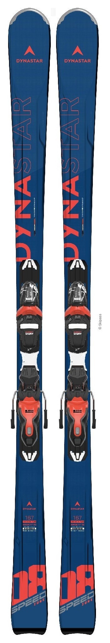 Лижі гірські (комплект) Dynastar SPEED ZONE 8 CA+XPRESS2 11 GW 167см Blue/red (DAID302+FCID004) RCH_20574