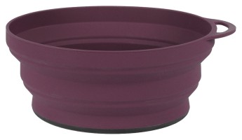 Lifeventure тарілка Silicone Ellipse Bowl purple
