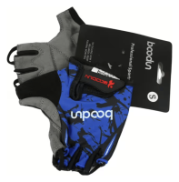 Рукавички велосипедні BEcool 2160003 синiй з чорним S AM (брендоване пакування)