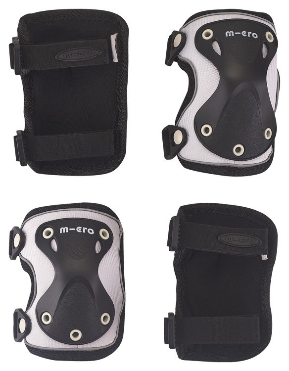 Захисний комплект налокітники та наколінники MICRO - ЧОРНИЙ (лік. 17-21 cm, кол. 25-31 cm, M) AC5473