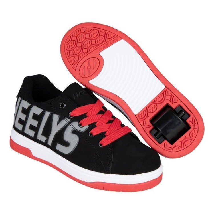 Роликовые кроссовки Heelys Split HE101382 Black Red 1309441