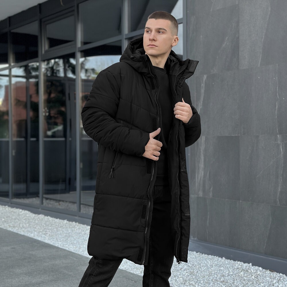 Мужская зимняя куртка черная Pobedov Legas POB_00000006799