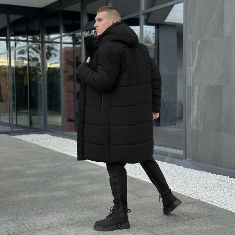 Мужская зимняя куртка черная Pobedov Legas POB_00000006796