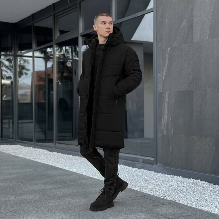 Чоловіча зимова куртка чорна Pobedov Legas POB_00000006798