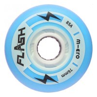 Micro колеса Flash 76 mm blue