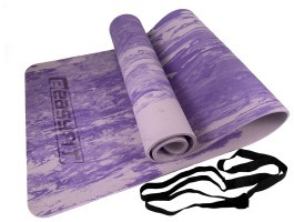 Килимок для йоги та фітнеса EasyFit s-EVA Mat 8 мм Фіолетовий