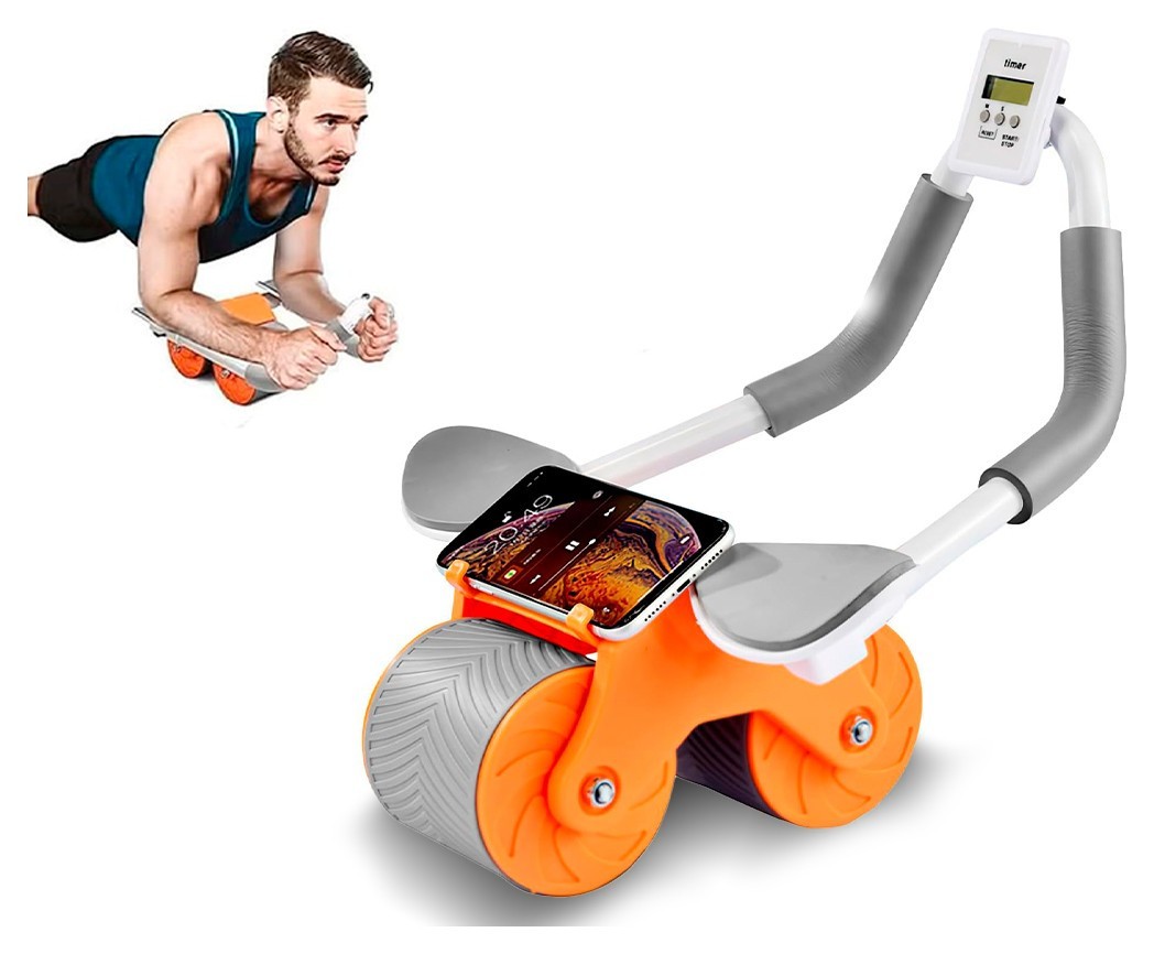 Ролик для пресу EasyFit зі зворотним механізмом та лічильником EFIT_EF-1357