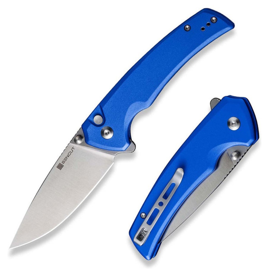 Ніж складаний туристичний Sencut Serene, (8.8 см) D2 / Aluminum синій FNR_S21022B-4