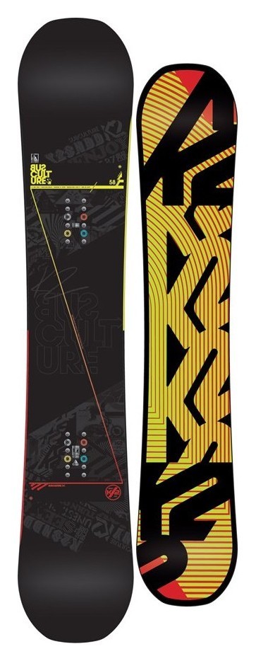 Сноуборд K2 SUBCULTURE 156 Black/multicolor (1130023.1.1) O RCH_20466