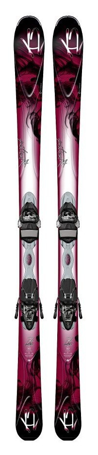 Ліжі гірські комплект K2 POTION 74 W+ER3 10.0 139см Burgundy/white/black (1040610.141.1+1041315.141.1) RCH_17617