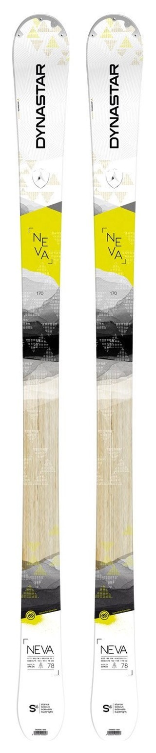 Ліжі гірські (комплект) Dynastar NEVA 78+NX 11 W B93 152см White/grey/lime (DADV201+FCDA041) RCH_12684