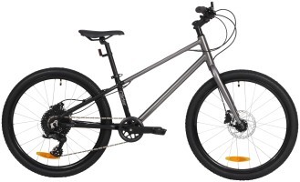 Велосипед 24" Pride GLIDER 4.2 2025 темно-сірий