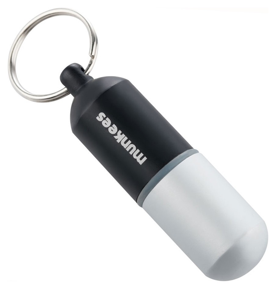 Munkees 3626 брелок Waterproof Capsule Medium black 3626-BK